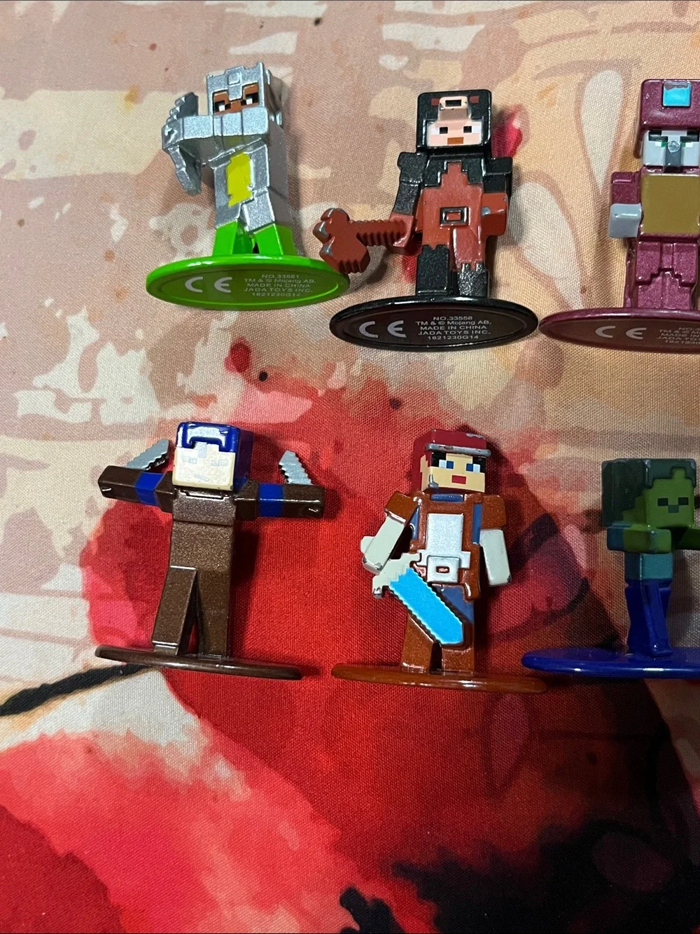 Minecraft-Inspired Kids Mini Figures Set - Assorted Colors